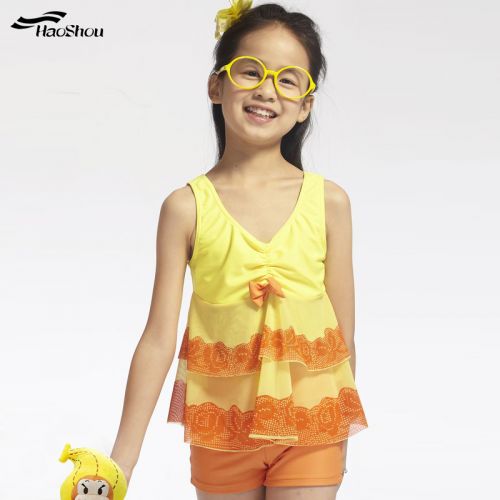 Maillot de bain fille en nylon - Ref 2554381