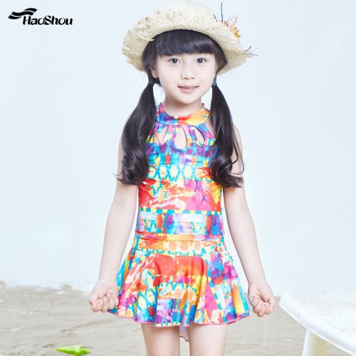 Maillot de bain fille en nylon - Ref 2554382
