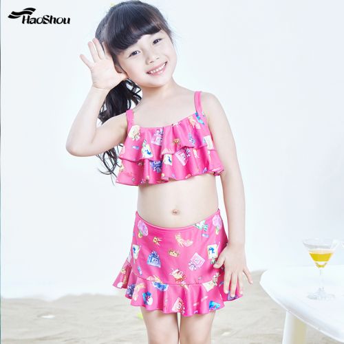 Maillot de bain fille en nylon - Ref 2554384