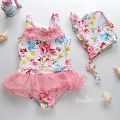 Maillot de bain fille MOMASONG en nylon - Ref 2554391