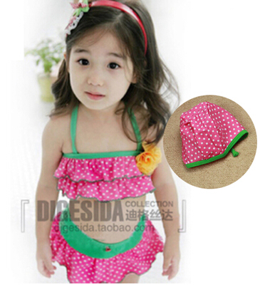Maillot de bain fille en nylon - Ref 2554419
