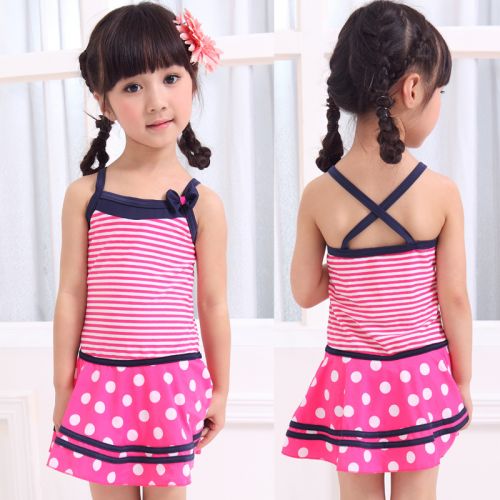 Maillot de bain fille en polyester - Ref 2554423