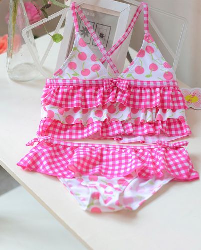 Maillot de bain fille AU LAC en nylon - Ref 2554424