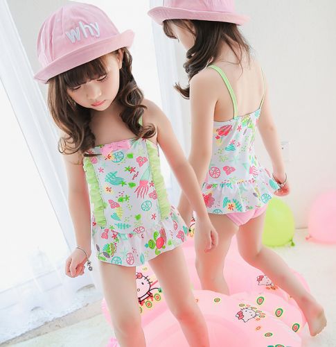 Maillot de bain fille AU LAC en nylon - Ref 2554426