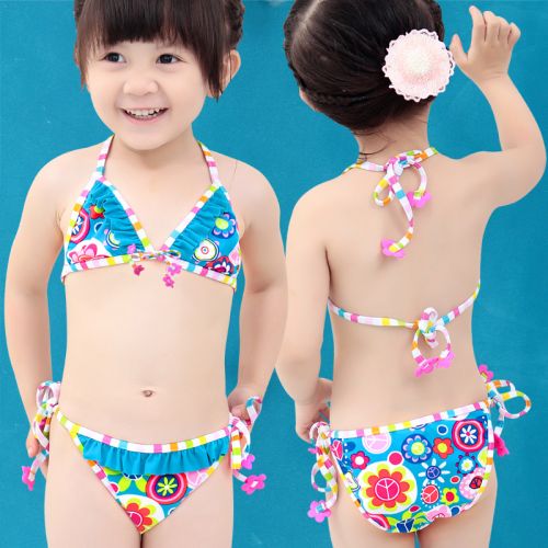 Maillot de bain fille en nylon - Ref 2554429