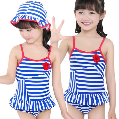 Maillot de bain fille en nylon - Ref 2554431