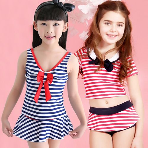 Maillot de bain fille en nylon - Ref 2554433