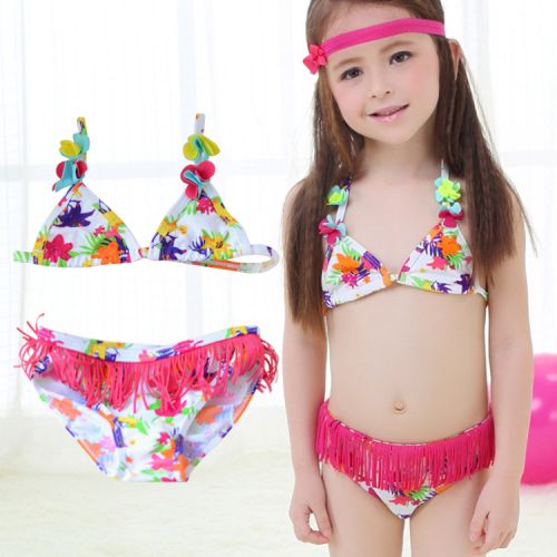 Maillot de bain fille AU LAC en nylon - Ref 2554437