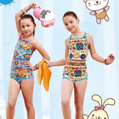 Maillot de bain fille en nylon - Ref 2554445