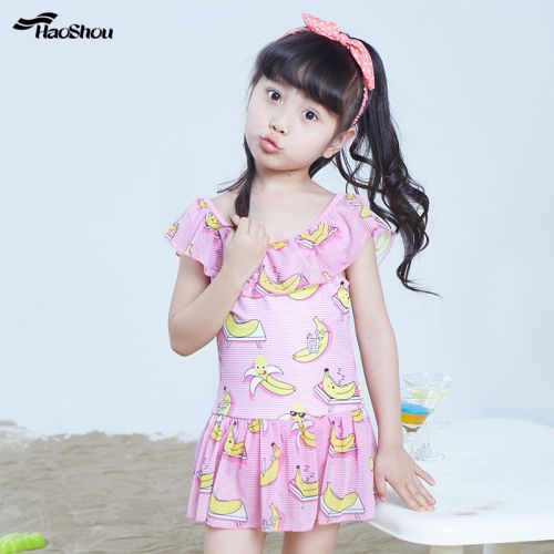 Maillot de bain fille en nylon - Ref 2554464