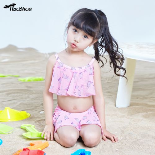 Maillot de bain fille en nylon - Ref 2554472