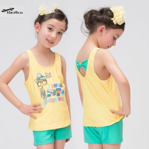 Maillot de bain fille en nylon - Ref 2554474