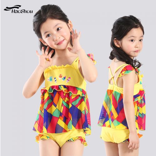 Maillot de bain fille en nylon - Ref 2554477