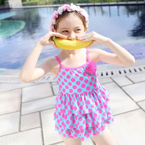 Maillot de bain fille en nylon - Ref 2554486