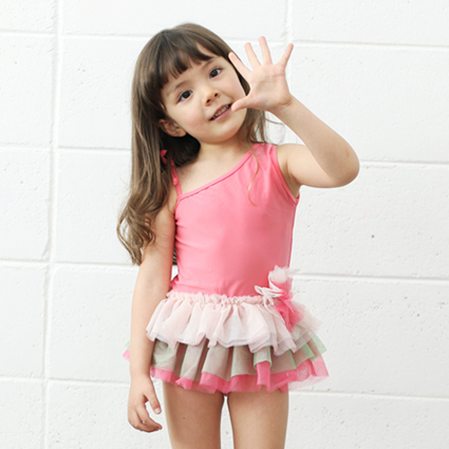 Maillot de bain fille en nylon - Ref 2554509