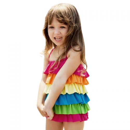 Maillot de bain fille en nylon - Ref 2554524
