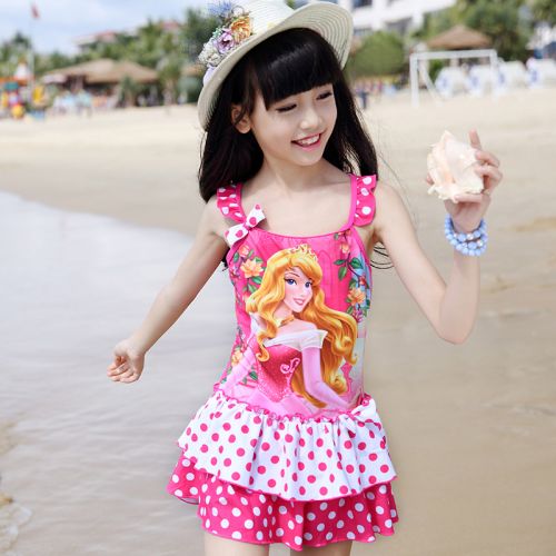 Maillot de bain fille en polyester - Ref 2554527