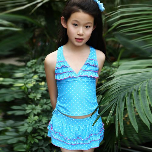 Maillot de bain fille en nylon - Ref 2554533