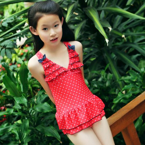 Maillot de bain fille en nylon - Ref 2554536