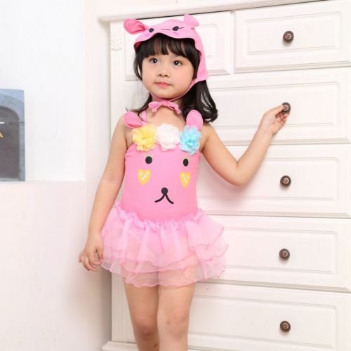 Maillot de bain fille en spandex - Ref 2554546