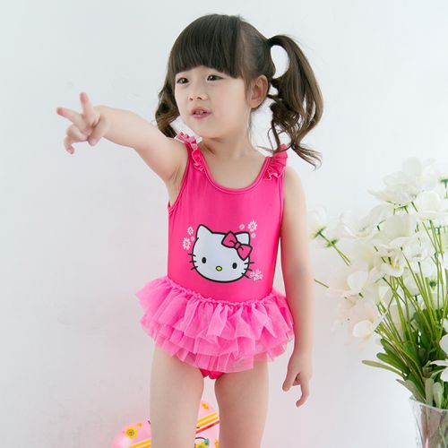 Maillot de bain fille en nylon - Ref 2554552