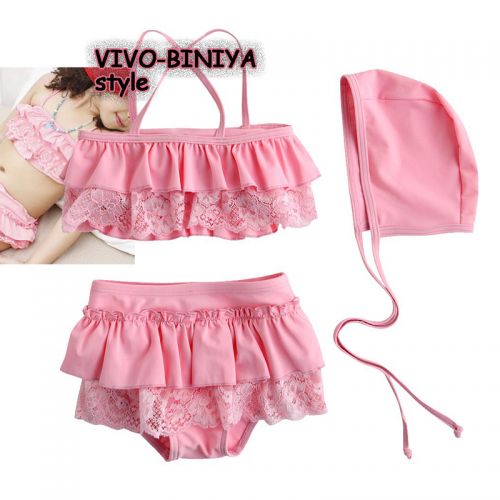 Maillot de bain fille VIVO BINIYA en nylon - Ref 2554566