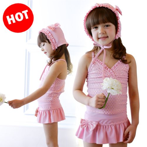 Maillot de bain fille VIVO BINIYA en nylon - Ref 2554570