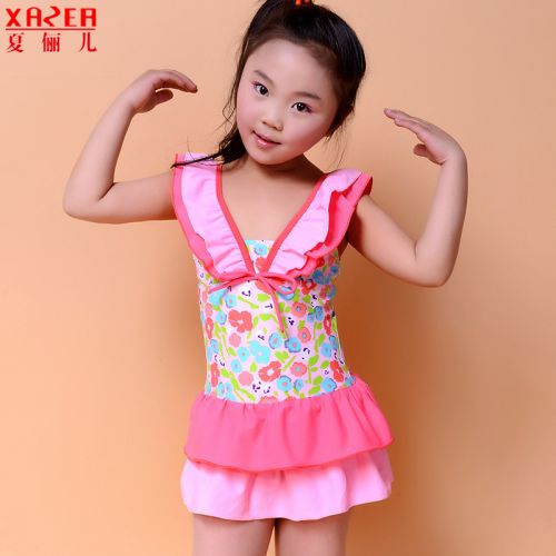 Maillot de bain fille XALER en nylon - Ref 2554579