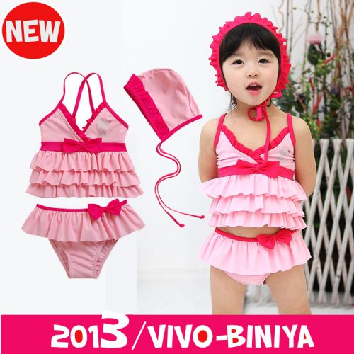 Maillot de bain fille VIVO BINIYA en nylon - Ref 2554583
