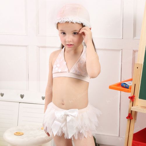 Maillot de bain fille MOMASONG en nylon - Ref 2554685