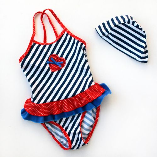 Maillot de bain fille POPUP en nylon - Ref 2554812