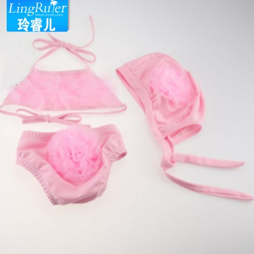 Maillot de bain fille LINGRIVER en nylon - Ref 2554830