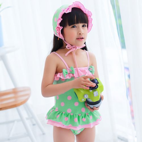 Maillot de bain fille 90 S UP en nylon - Ref 2554850