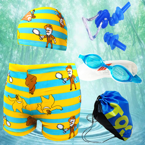 Maillot de bain garçon en spandex - Ref 2535641