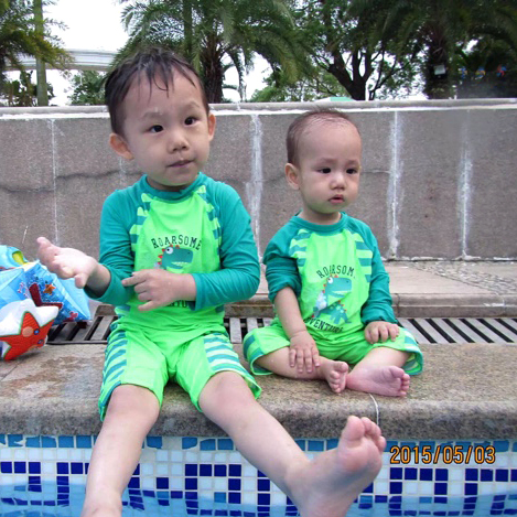 Maillot de bain garçon VEAMEA en nylon - Ref 2536488