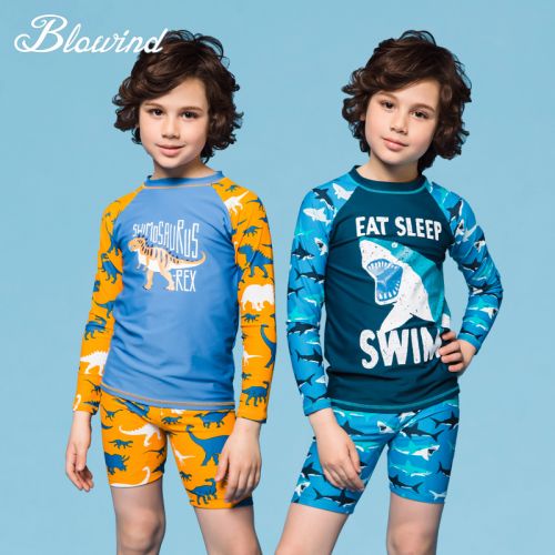 Maillot de bain garçon BLOWIND en nylon - Ref 2536855
