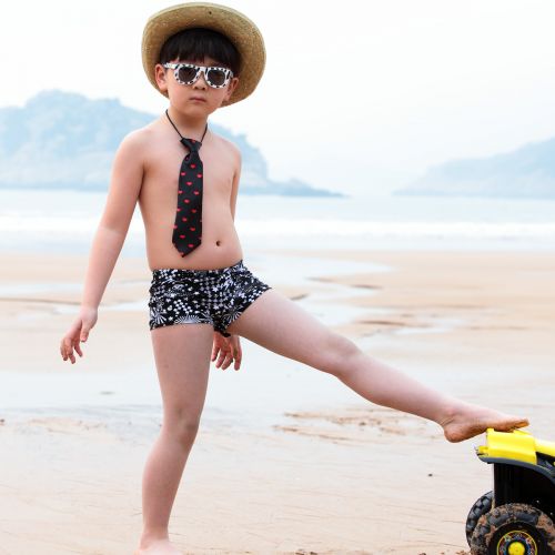 Maillot de bain garçon POLYPLAY en nylon - Ref 2537341