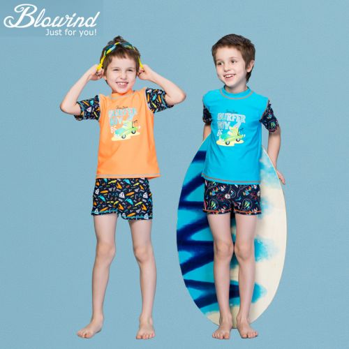 Maillot de bain garçon BLOWIND en nylon - Ref 2537349