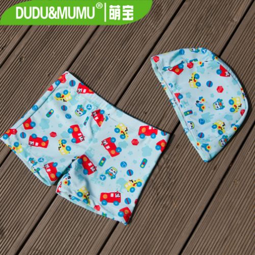 Maillot de bain garçon DUDUAMPMUMU en nylon - Ref 2537356