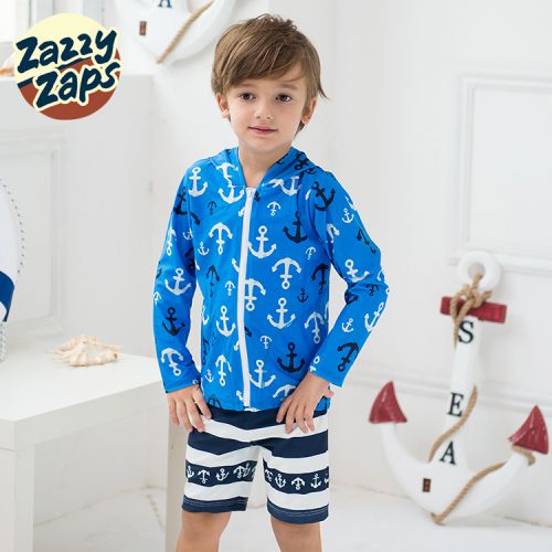 Maillot de bain garçon ZAZZY ZAPS en nylon - Ref 2537405