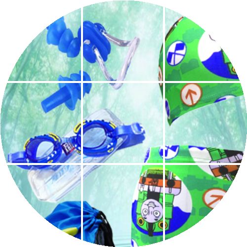 Maillot de bain garçon en polyester - Ref 2539050