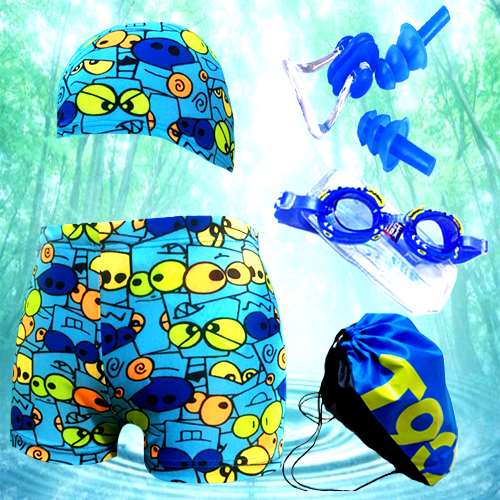 Maillot de bain garçon en spandex - Ref 2539275