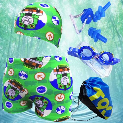 Maillot de bain garçon en polyester - Ref 2539305