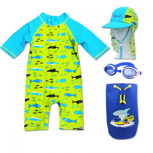 Maillot de bain garçon YIAYIN en nylon - Ref 2539654
