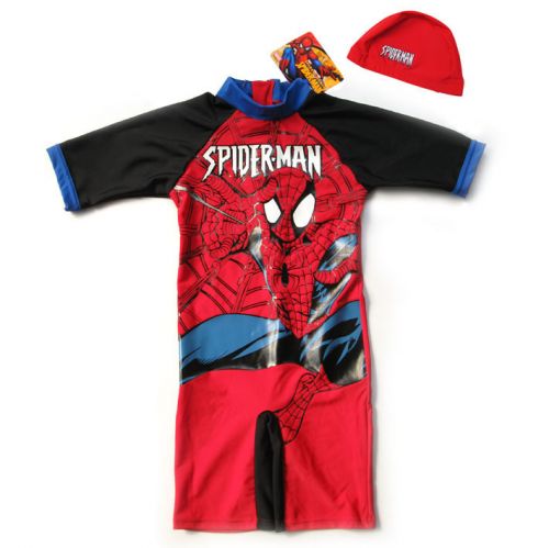 Maillot de bain garçon SPIDER-MAN en spandex - Ref 2541912