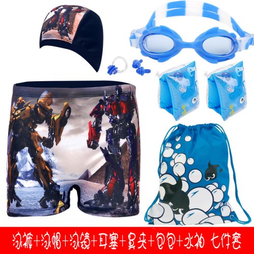 Maillot de bain garçon en spandex - Ref 2542508