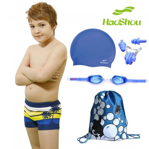 Maillot de bain garçon VECENEY en polyester - Ref 2543078