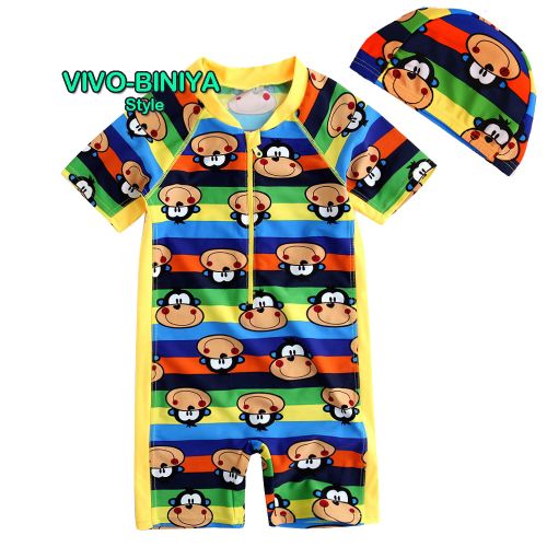 Maillot de bain garçon VIVO BINIYA en nylon - Ref 2543377