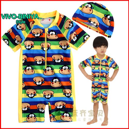 Maillot de bain garçon VIVO BINIYA en nylon - Ref 2543386