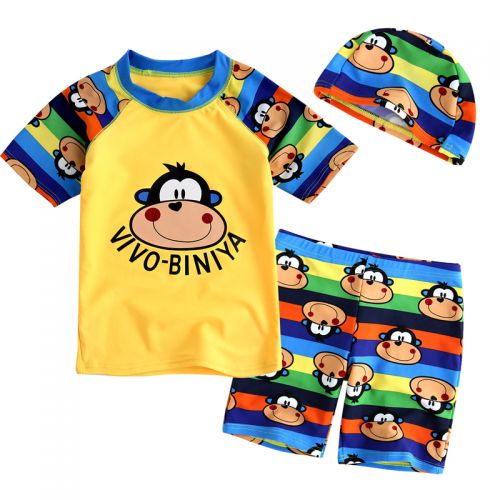 Maillot de bain garçon VIVO en spandex - Ref 2543425